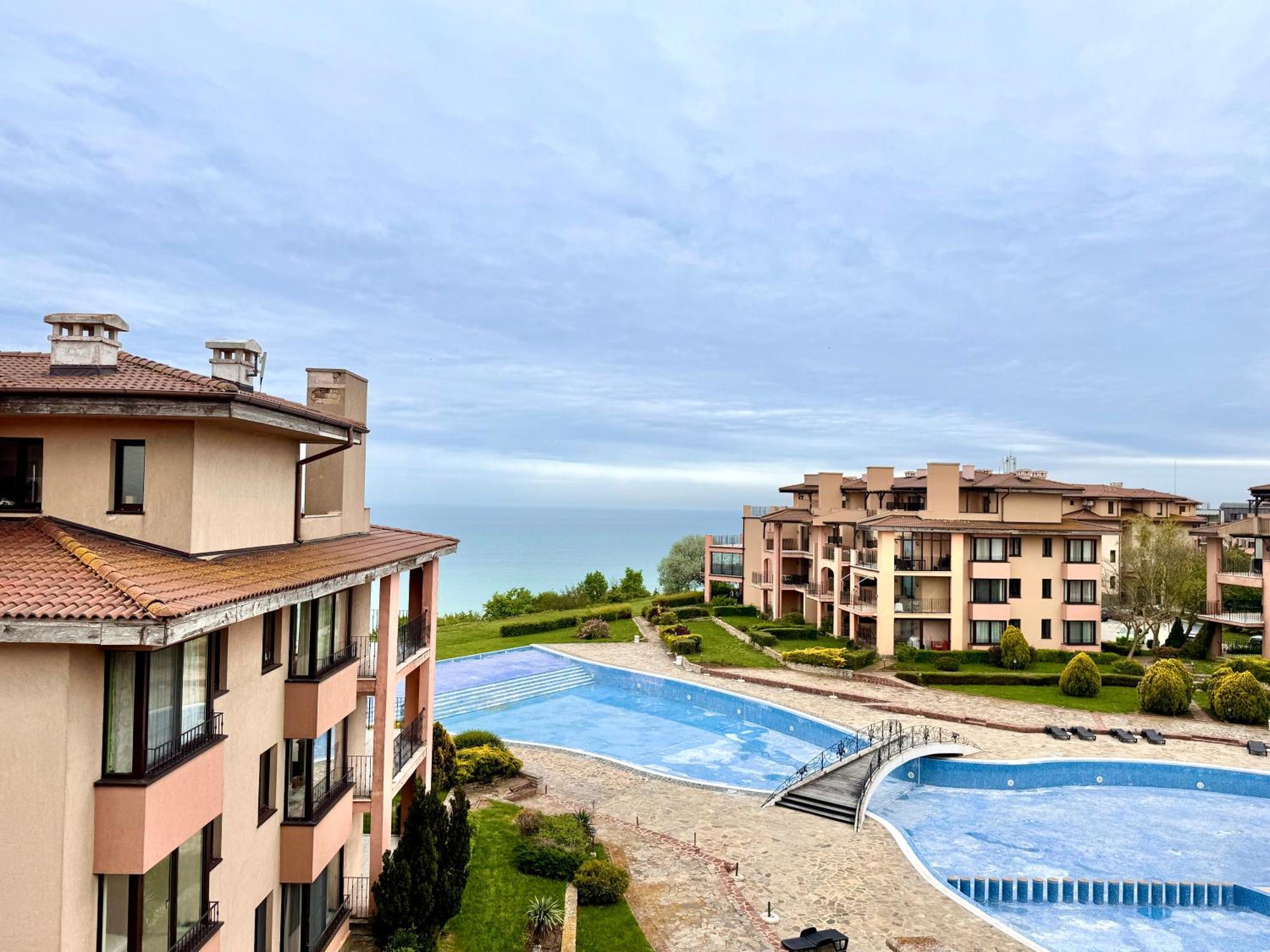 Sea View & Infinity Pool Apartments In Kaliakria Resort Balchik Eksteriør billede